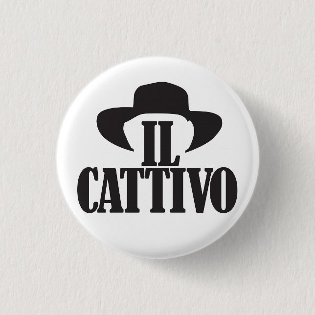 ILCATTIVO BUTTON (Vorderseite)