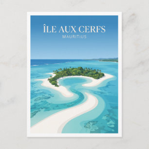 Île aux Cerfs Trou d'Eau Douce Mauritius Postkarte
