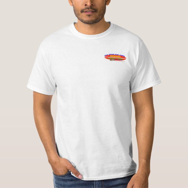 Île de #023 Sanibel et T-shirt de planches de surf (Devant)