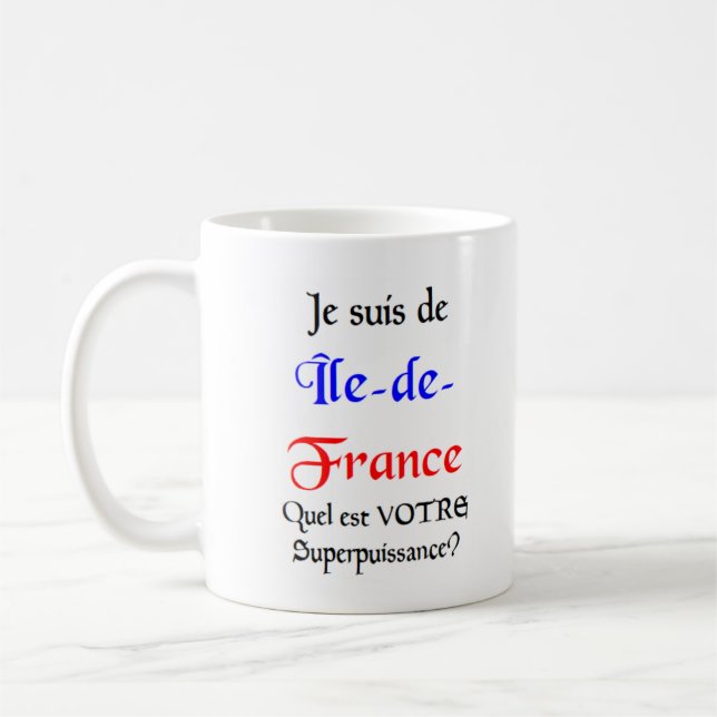 ile de france coffee Tasse (Links)