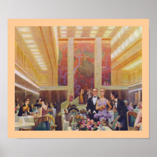 Ile de France-Esszimmer Poster