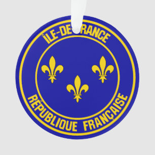 Île-de-France-RundEmblem Ornament