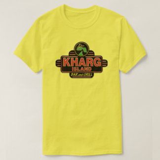 Île de Kharg Bar et Grill Iran T-Shirt Jaune