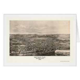 Île de Presque, JE carte panoramique - 1894