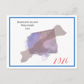 Île du Drapeau - Carte postale 2026