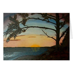 Île Pacifique de Wikininnish de coucher du soleil