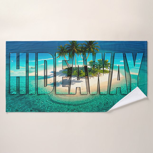 Île privée de luxe Hideaway (Serviette de bain)