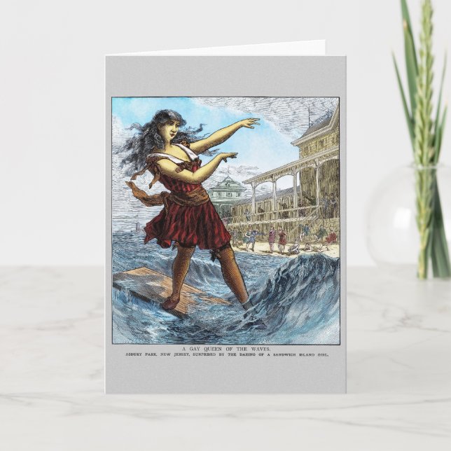 Île Sandwich carte pour notes de la Gazette de pol (Devant)