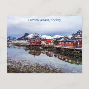 Îles Lofoten, Norvège, Carte postale