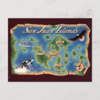 Îles San Juan WA Carte postale