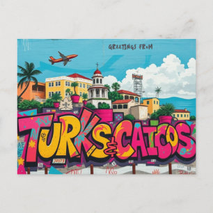 Îles Turques-et-Caïques Royaume-Uni carte postale