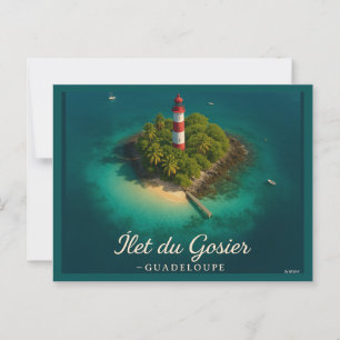 Îlet du Gosier Guadeloupe  Postkarte