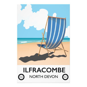 Ilfracombe North Devon Reiseplakat Fotodruck