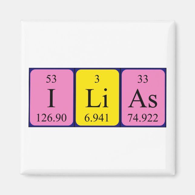 Ilias Periodenmagnet Magnet (Vorne)