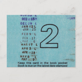Ilium Public Library Card Nr. 2 Postkarte