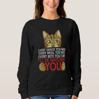 I'll Be Watching You Bengal Cat Owner Sweatshirt