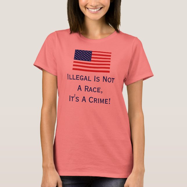 Illegal ist kein Rennen, kein Shirt (Vorderseite)