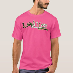Illegale Alien Comix-Logo T-Shirt