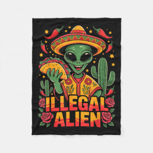 Illegale Ausländer Fleecedecke