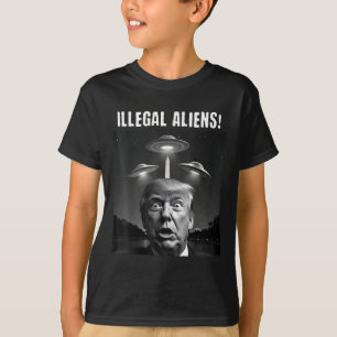 Illegale Außerirdischen. Trump Selfie, Alien und U T-Shirt