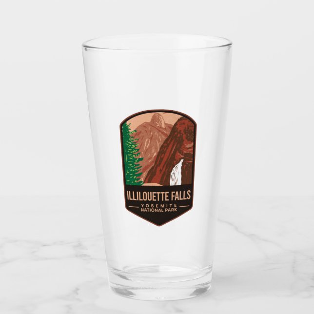 Illilouette Falls Yosemite Nationalpark Glas (Vorderseite)