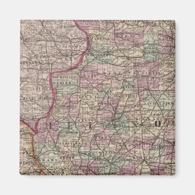 Illinois 10 magnet (Vorne)