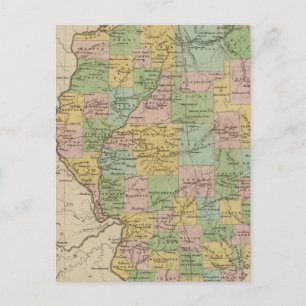 Illinois 11 postkarte