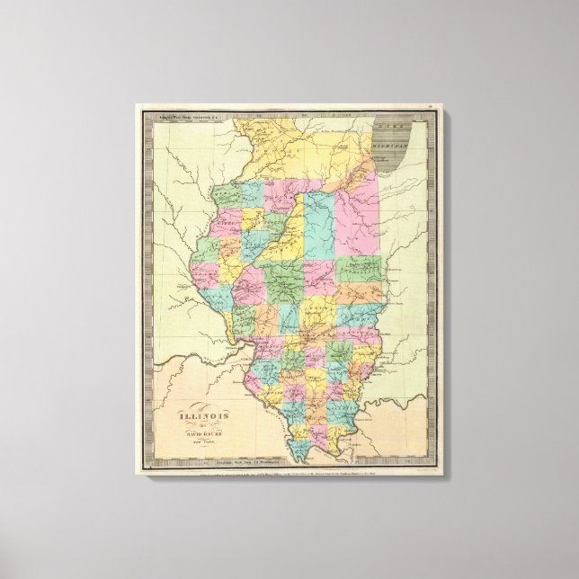 Illinois 13 leinwanddruck (Vorderseite)