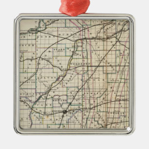 Illinois 13 ornament aus metall