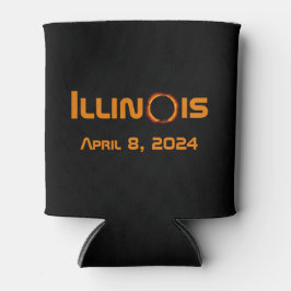Illinois 2024 Gesamtsolares Eclipse Dosenkühler