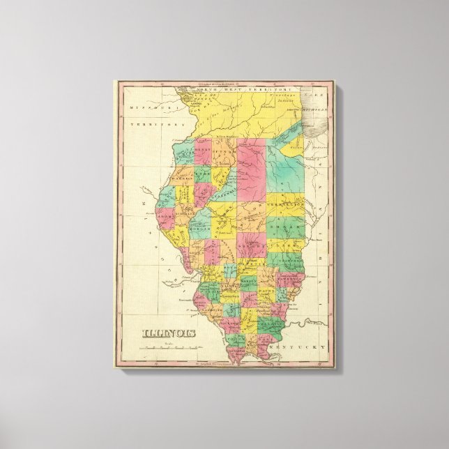 Illinois 4 leinwanddruck (Vorderseite)