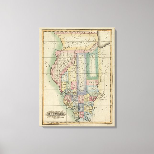 Illinois 6 leinwanddruck (Vorderseite)