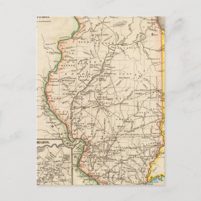 Illinois 6 postkarte (Vorderseite)