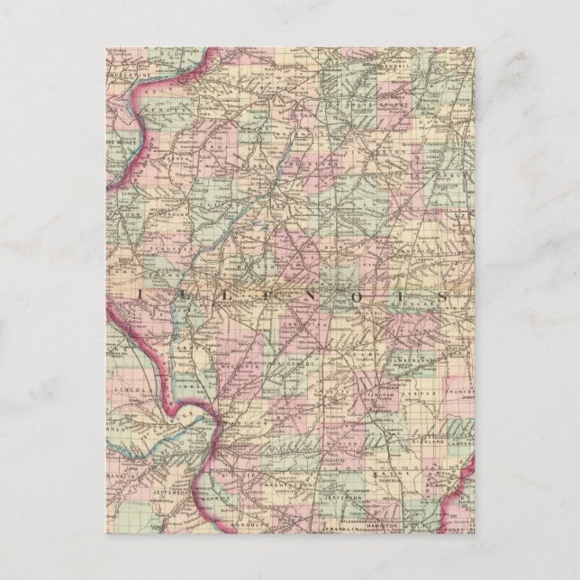 Illinois 9 postkarte (Vorderseite)