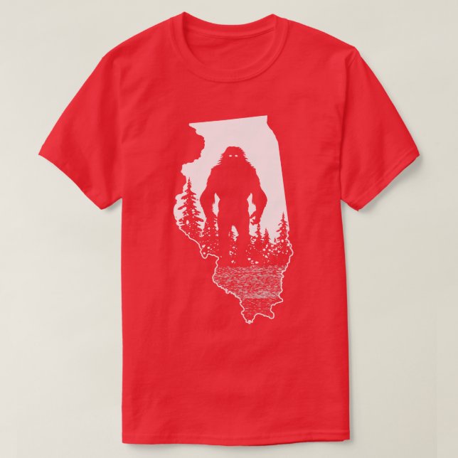 illinois Bigfoot T-Shirt (Design vorne)