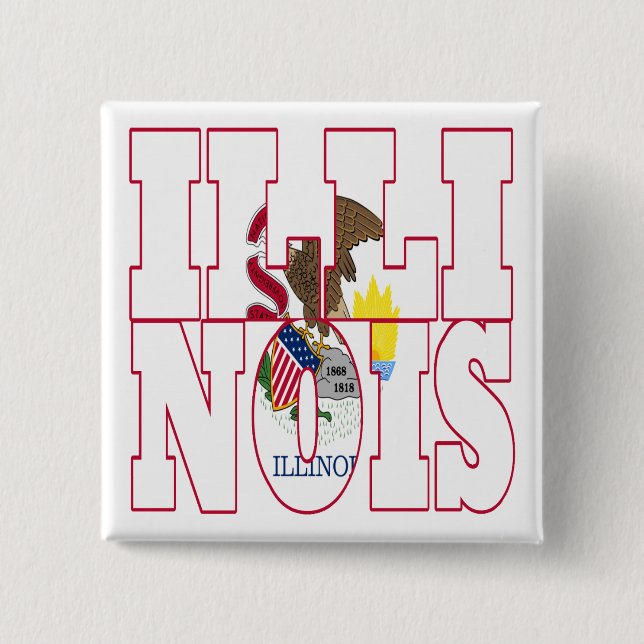 Illinois Button (Vorderseite)
