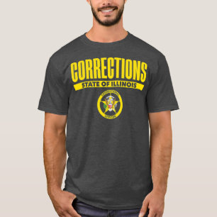 Illinois Correction Officer Thin Gray Line T-Shirt