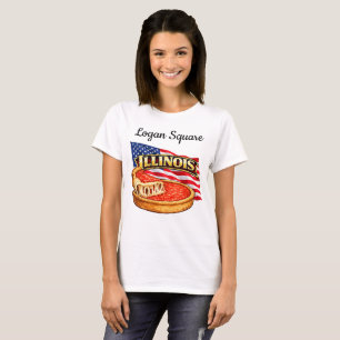 Illinois Damen-T-Shirt T-Shirt