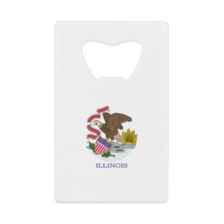 Illinois Flag Geldbeutel Flaschenöffner