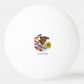 Illinois Flag Kissen Tischtennisball