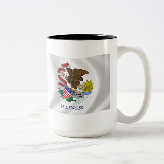 Illinois Flag Tasse (Rechts)