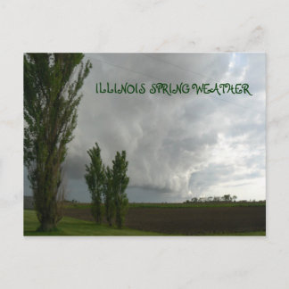 ILLINOIS FRÜHWETTER POSTKARTE