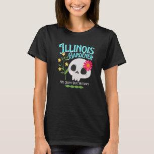Illinois IL Bundesstaat Rebellischer Gärtner Süßer T-Shirt