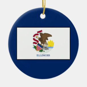 Illinois Keramik Ornament