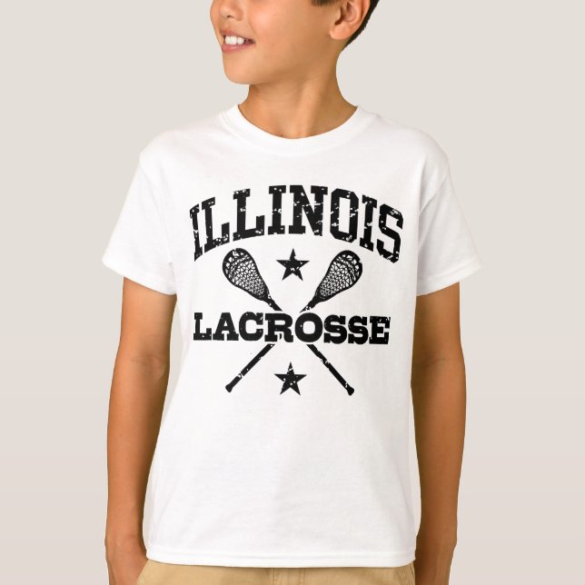 Illinois Lacrosse T-Shirt (Vorderseite)