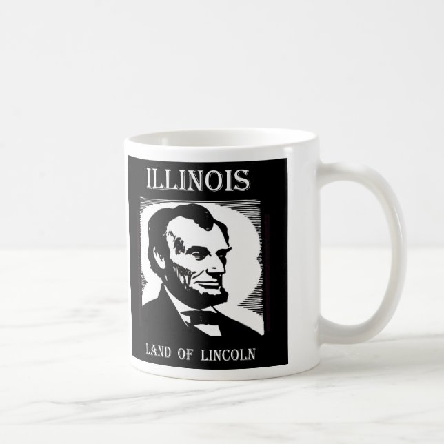 Illinois-Land von Lincoln Kaffeetasse (Rechts)