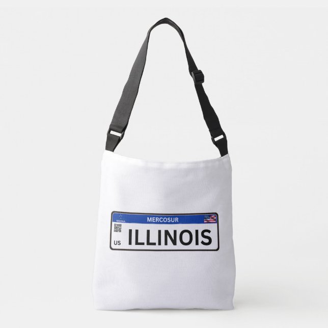 Illinois Mercosur Tragetaschen Mit Langen Trägern (Vorderseite)