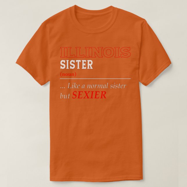 Illinois Normal Sister T-Shirt (Design vorne)