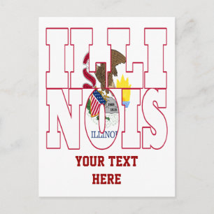 Illinois Postkarte