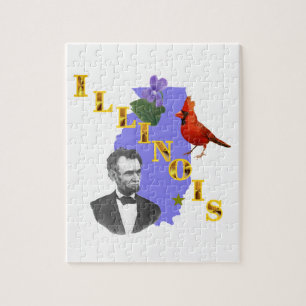 Illinois-Puzzle (2) Größen